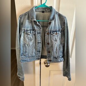 American Eagle Outfitters Light Blue Denim Jean Jacket